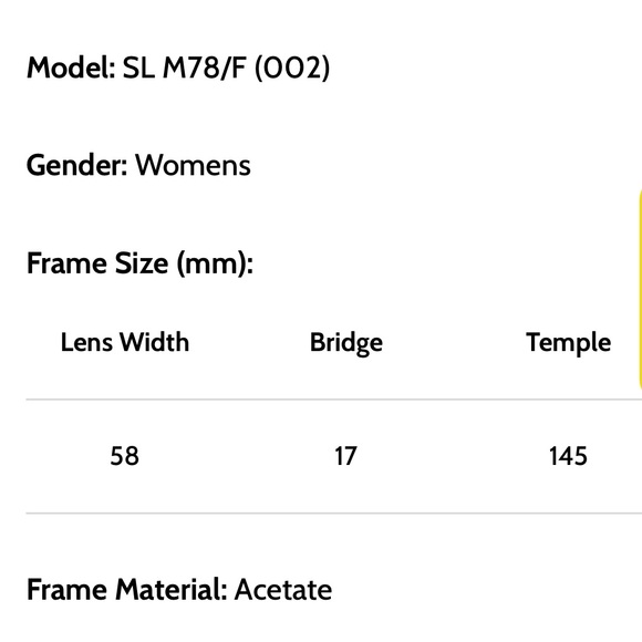 NEW Saint Laurent sunglasses - Picture 7 of 7